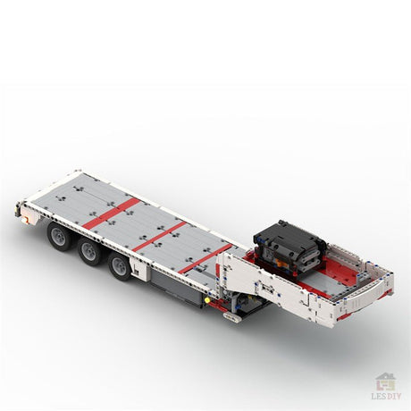MOC - 78480 Technik Volve FMX 6×4 Trailer - LesDiy - Klemmbausteine
