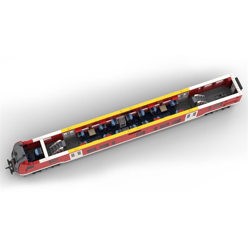 MOC - 78934 Regionalexpress Steuer Wagen DABpbzfa 767 - LesDiy - Klemmbausteine