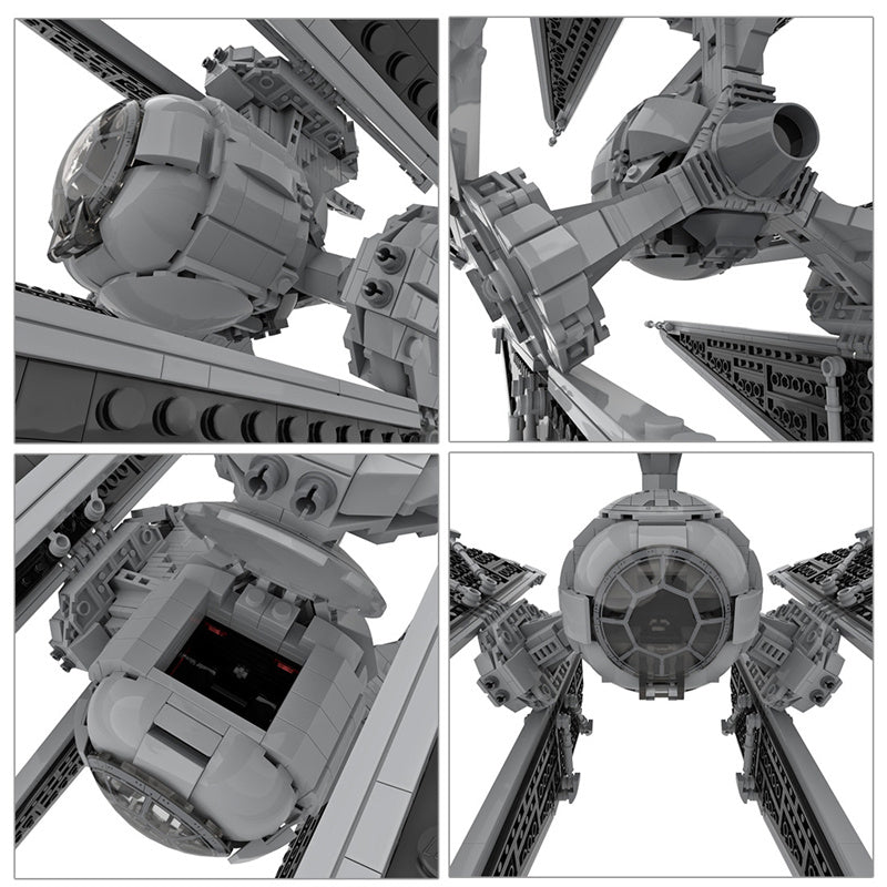 MOC - 79047 TIE / D Defender - Kurz Klemmbausteine - LesDiy - Klemmbausteine