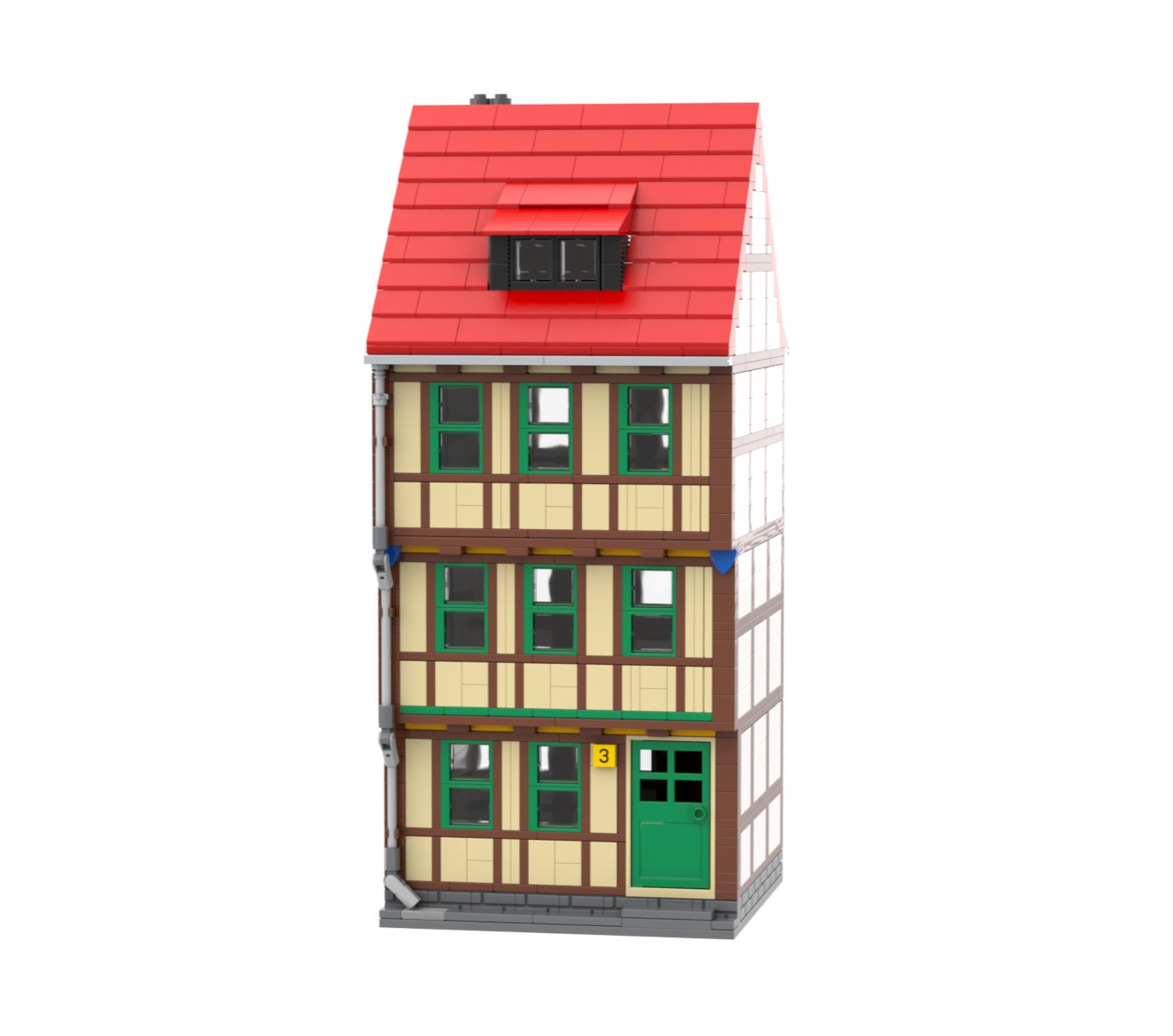 MOC - 79264 Fachwerkhaus Nr.3 - LesDiy - Klemmbausteine