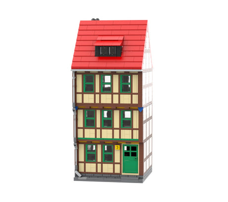 MOC - 79264 Fachwerkhaus Nr.3 - LesDiy - Klemmbausteine