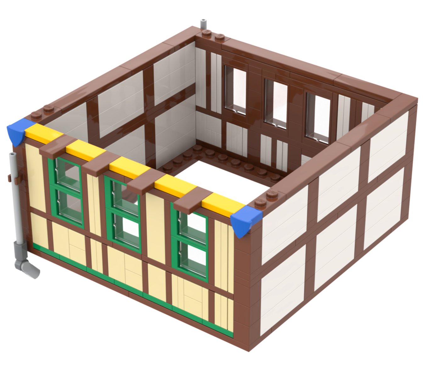 MOC - 79264 Fachwerkhaus Nr.3 - LesDiy - Klemmbausteine