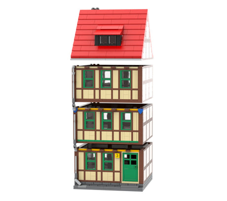 MOC - 79264 Fachwerkhaus Nr.3 - LesDiy - Klemmbausteine