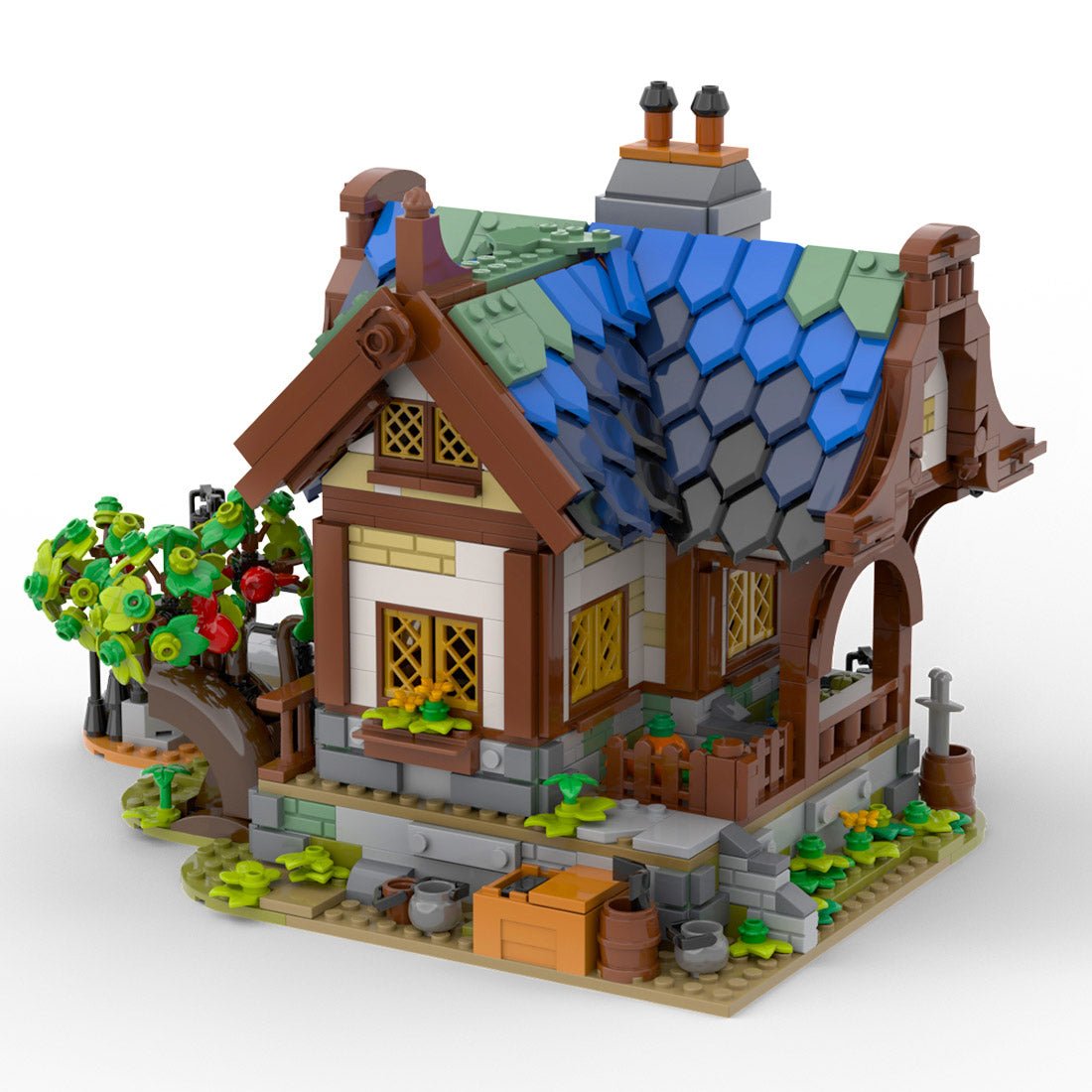MOC - 79655 Mittelalterliches Haus - LesDiy - Klemmbausteine
