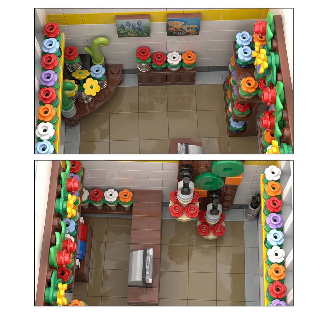 MOC - 79794 Sunflower Klemmbausteine - LesDiy - Klemmbausteine