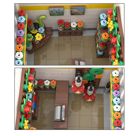 MOC - 79794 Sunflower Klemmbausteine - LesDiy - Klemmbausteine