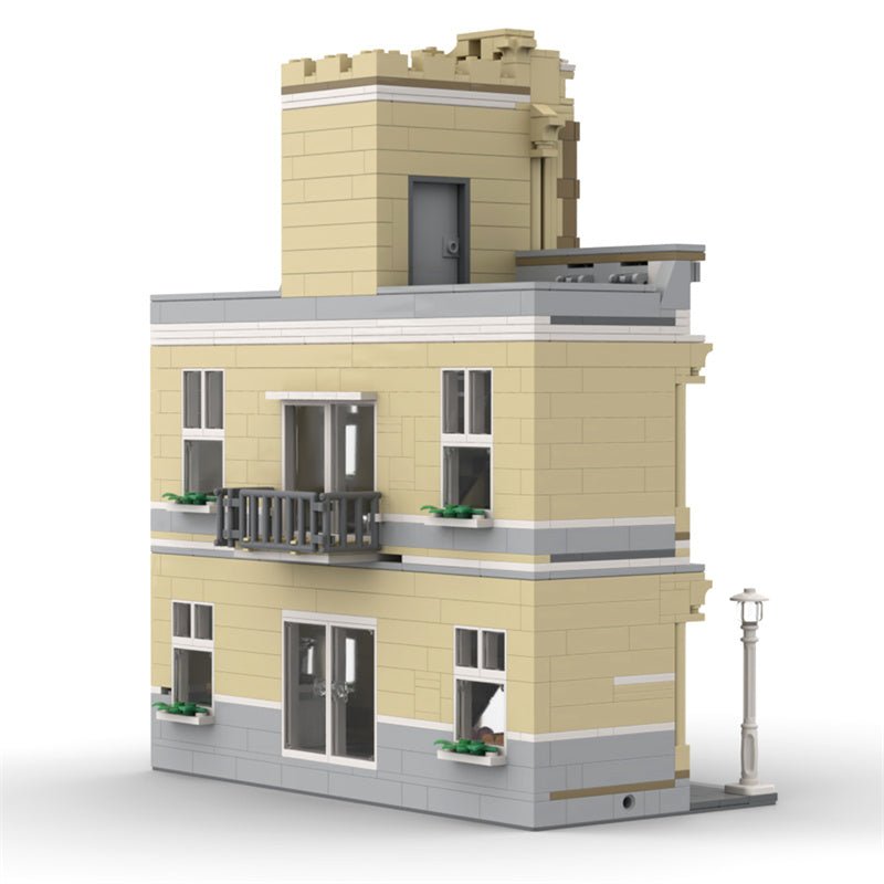 MOC - 80238 Bahnhof 10278 - LesDiy - Klemmbausteine