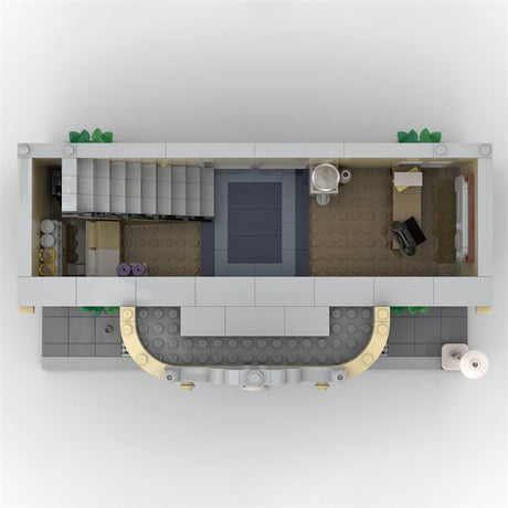 MOC - 80238 Bahnhof 10278 - LesDiy - Klemmbausteine