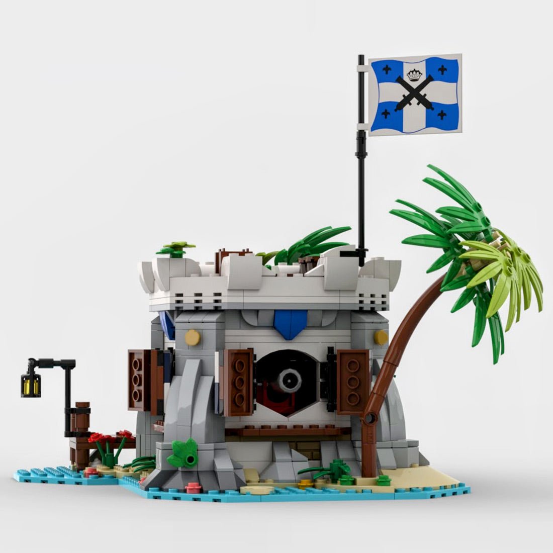 MOC - 80308 Kaiserliche Kanonenbucht Klemmbausteine - LesDiy - Klemmbausteine