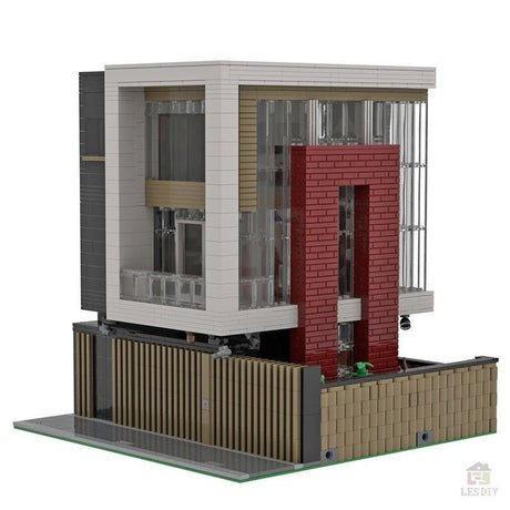 MOC - 80733 Stadtvilla 1 Klemmbausteine - LesDiy - Klemmbausteine