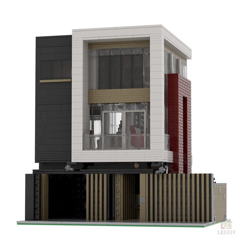 MOC - 80733 Stadtvilla 1 Klemmbausteine - LesDiy - Klemmbausteine