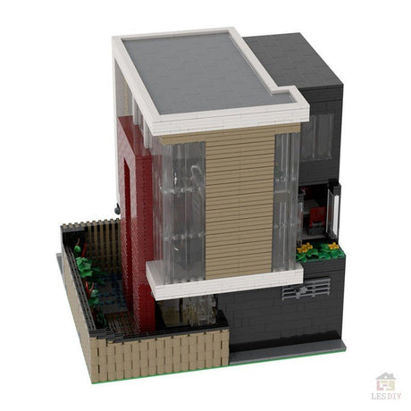 MOC - 80733 Stadtvilla 1 Klemmbausteine - LesDiy - Klemmbausteine