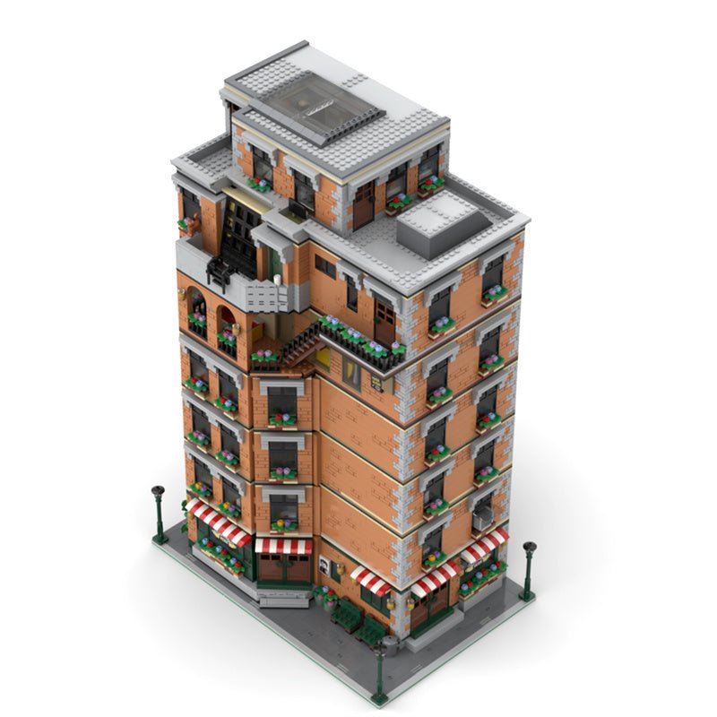 MOC - 80890 HIMYM Wohnung Klemmbausteine - LesDiy - Klemmbausteine