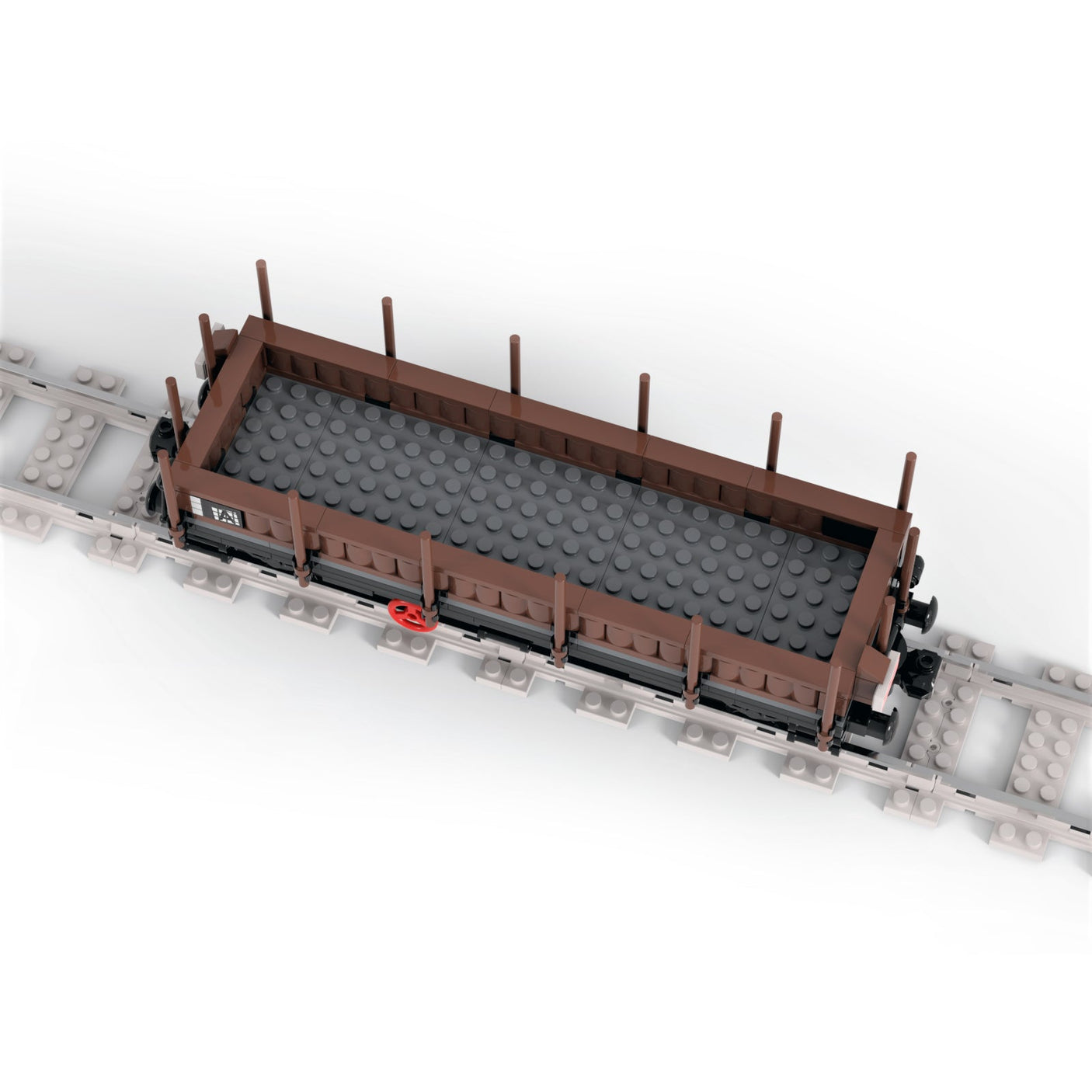 MOC - 81218 Loadable Open Carriage Zug Klemmbausteine - LesDiy - Klemmbausteine