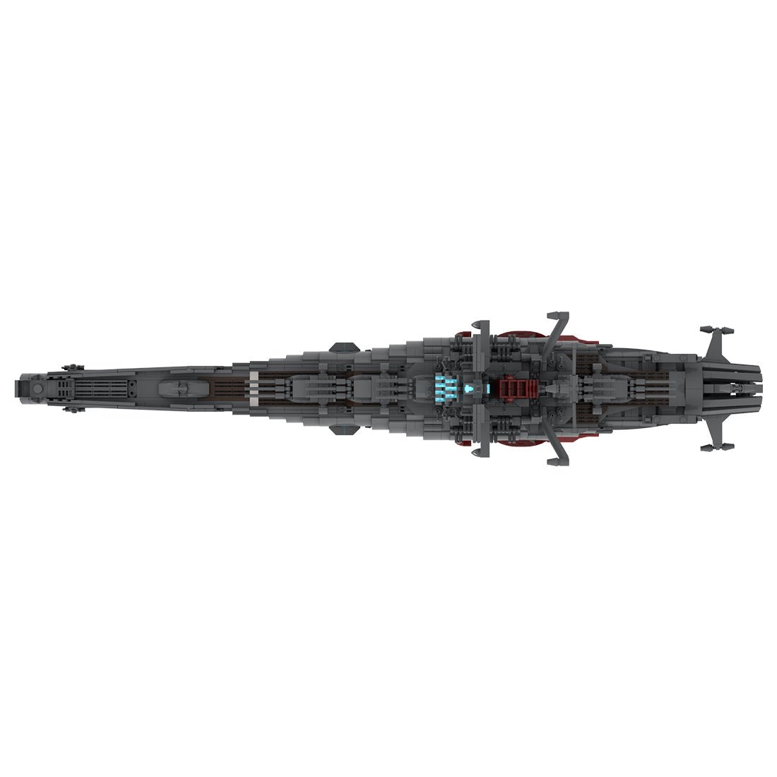 MOC - 81382 Space Battleship Yamato 2199 Klemmbausteine - LesDiy - Klemmbausteine