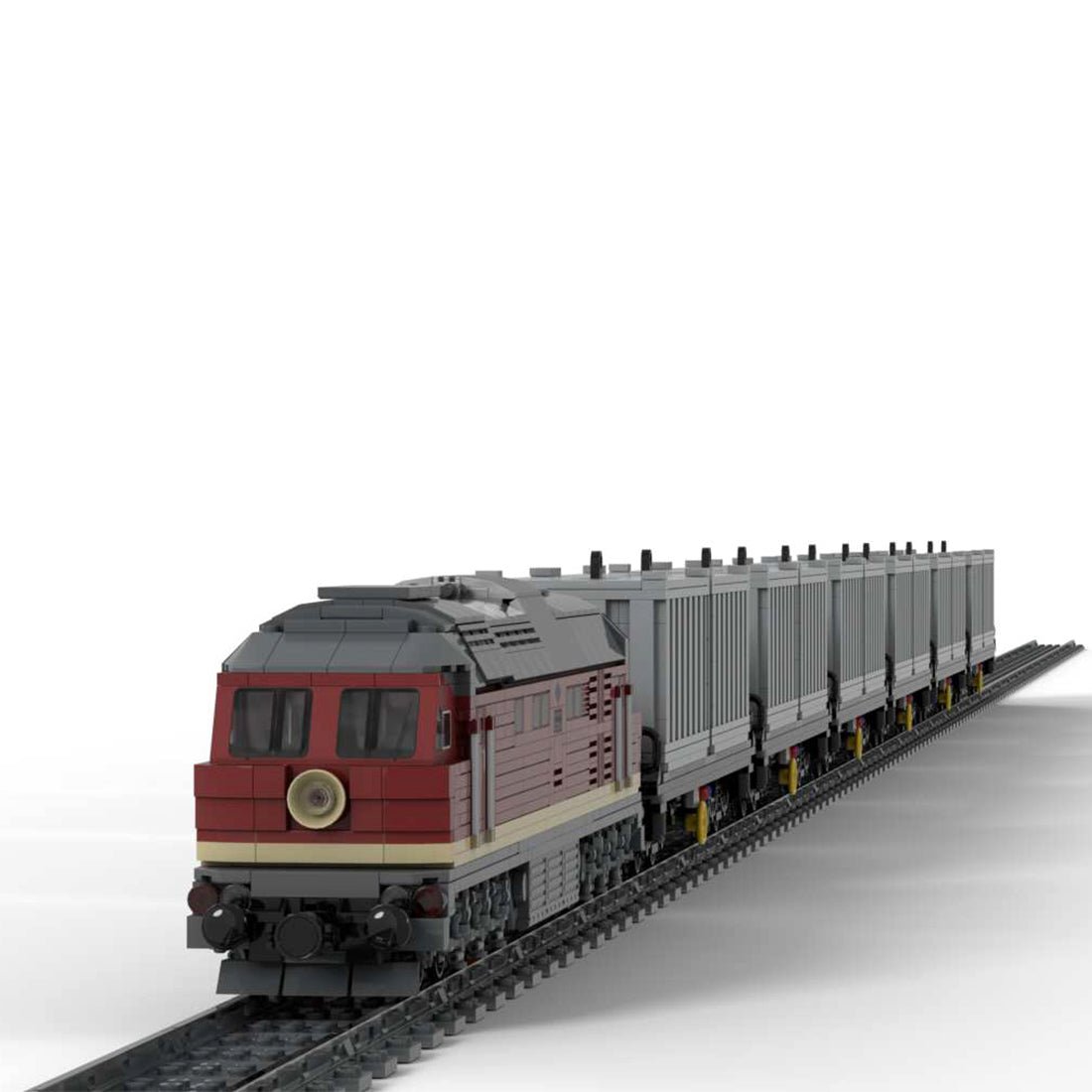 MOC - 81731 MOCPACK > BR132 + Containerwagen Klemmbausteine - LesDiy - Klemmbausteine