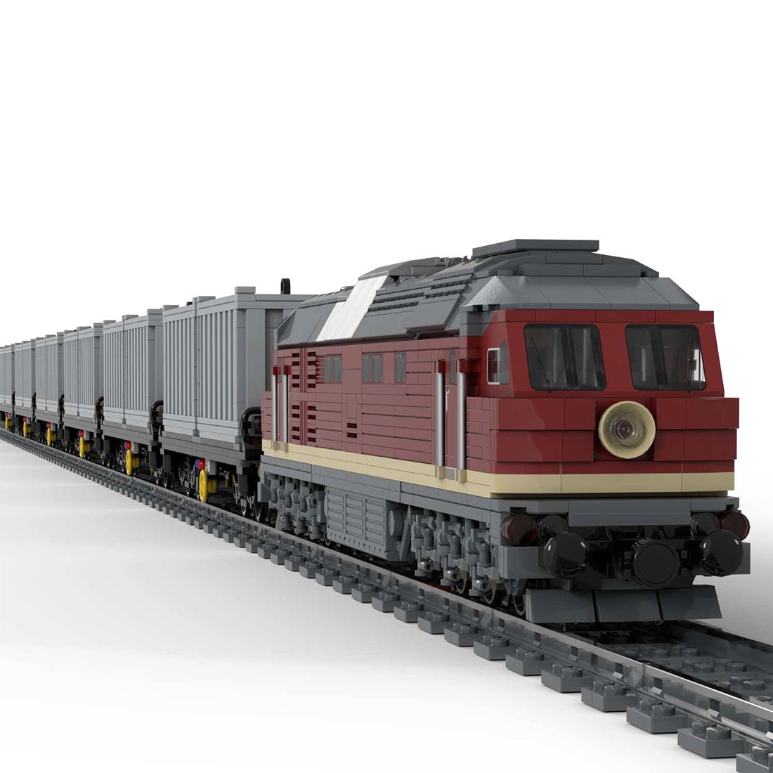 MOC - 81731 MOCPACK > BR132 + Containerwagen Klemmbausteine - LesDiy - Klemmbausteine