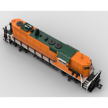 MOC - 82002 Nördlicher GP9 - Zug - LesDiy - Klemmbausteine