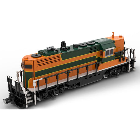 MOC - 82002 Nördlicher GP9 - Zug - LesDiy - Klemmbausteine