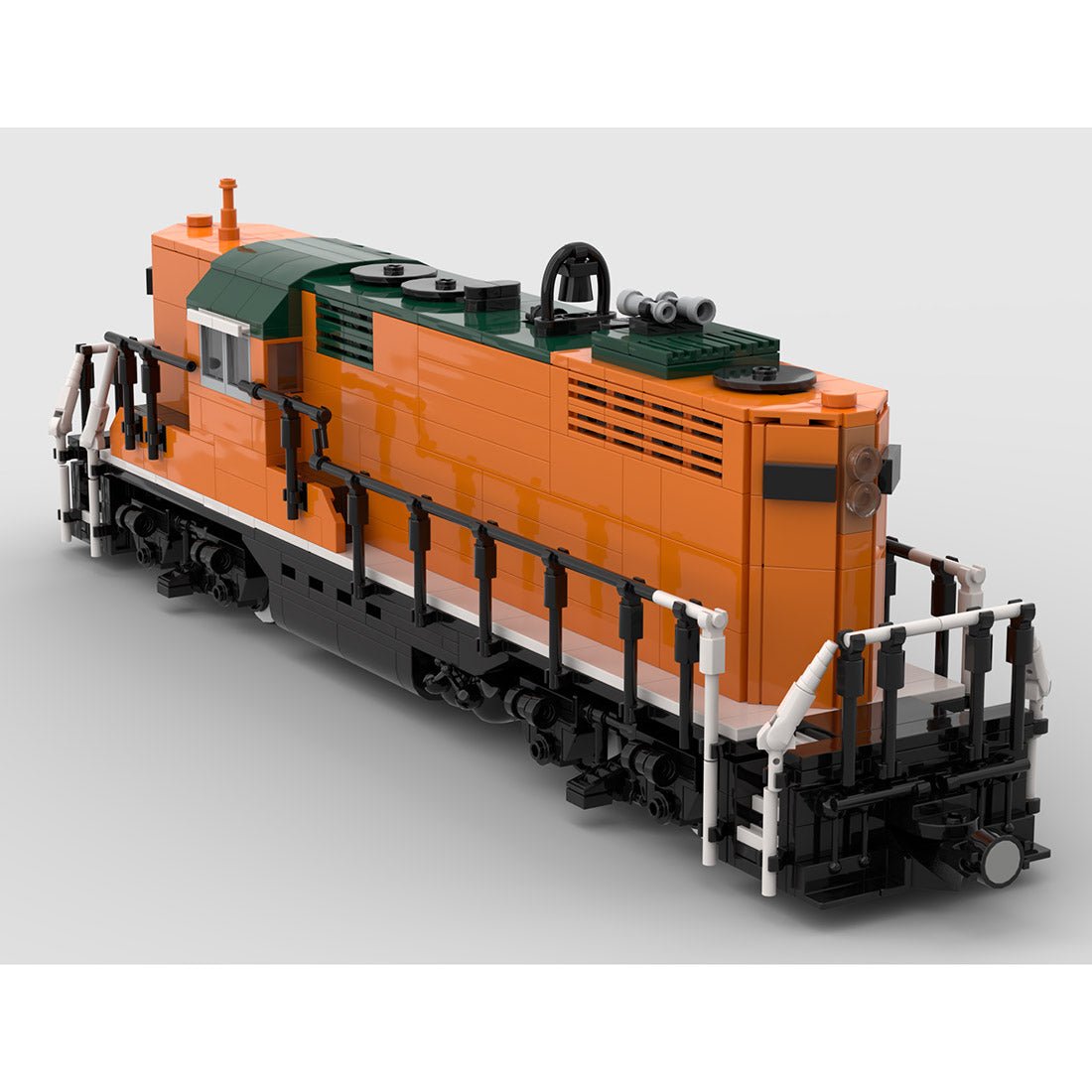 MOC - 82002 Nördlicher GP9 - Zug - LesDiy - Klemmbausteine