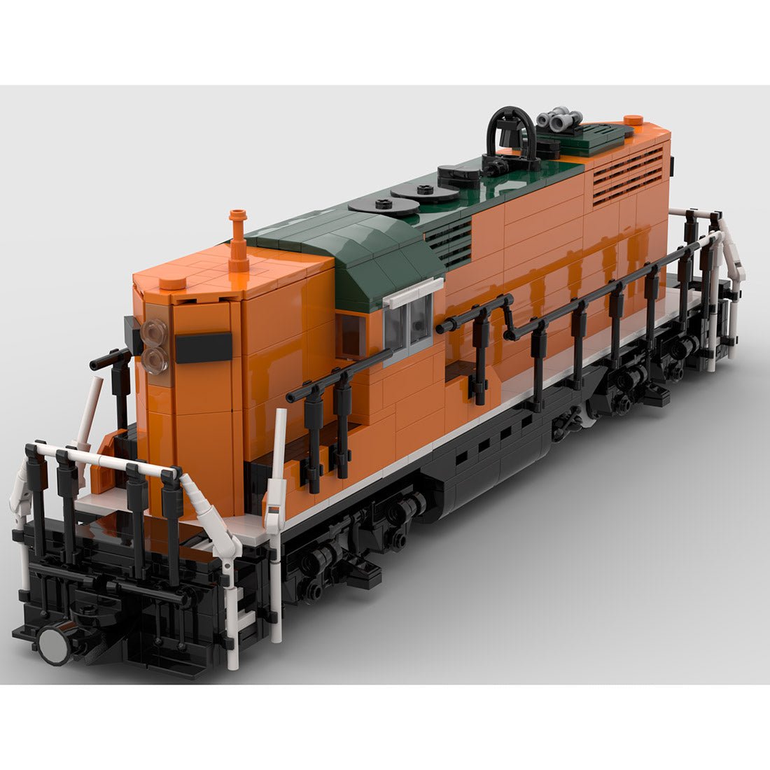 MOC - 82002 Nördlicher GP9 - Zug - LesDiy - Klemmbausteine