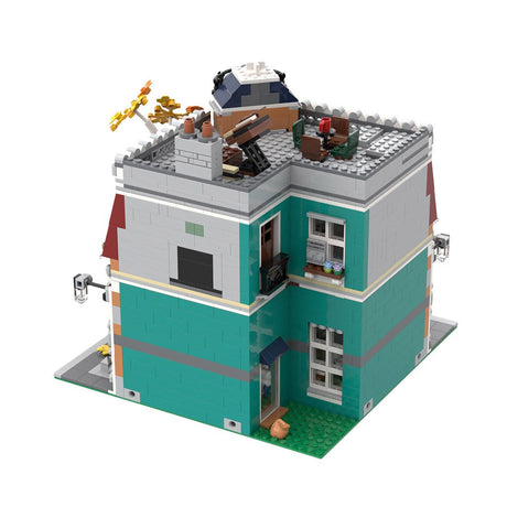 MOC - 82019 Birch Books & Apartment - 10270 Bookshop Alternative Build Klemmbausteine - LesDiy - Klemmbausteine