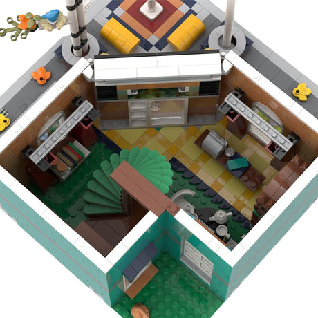 MOC - 82019 Birch Books & Apartment - 10270 Bookshop Alternative Build Klemmbausteine - LesDiy - Klemmbausteine