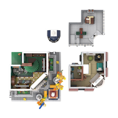 MOC - 82019 Birch Books & Apartment - 10270 Bookshop Alternative Build Klemmbausteine - LesDiy - Klemmbausteine