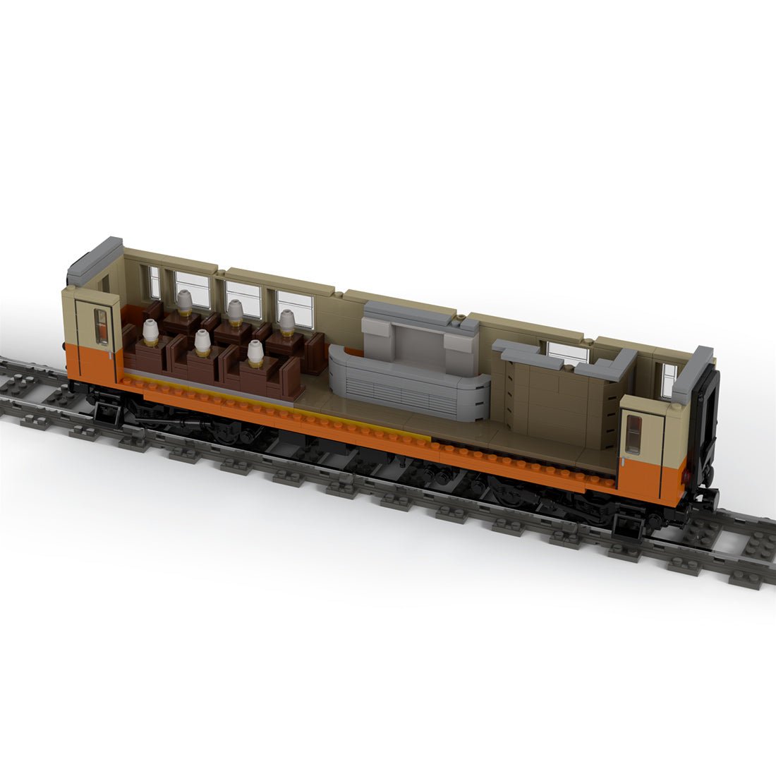 MOC - 82165 City Express (Städte - Express) of the Deutsche Reichsbahn Klemmbausteine - LesDiy - Klemmbausteine