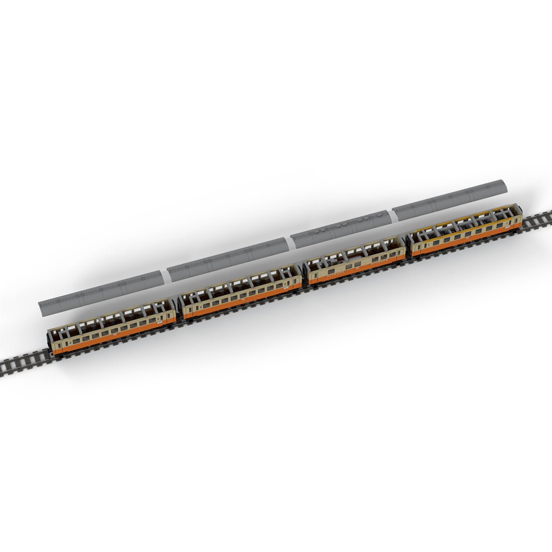 MOC - 82165 City Express (Städte - Express) of the Deutsche Reichsbahn Klemmbausteine - LesDiy - Klemmbausteine