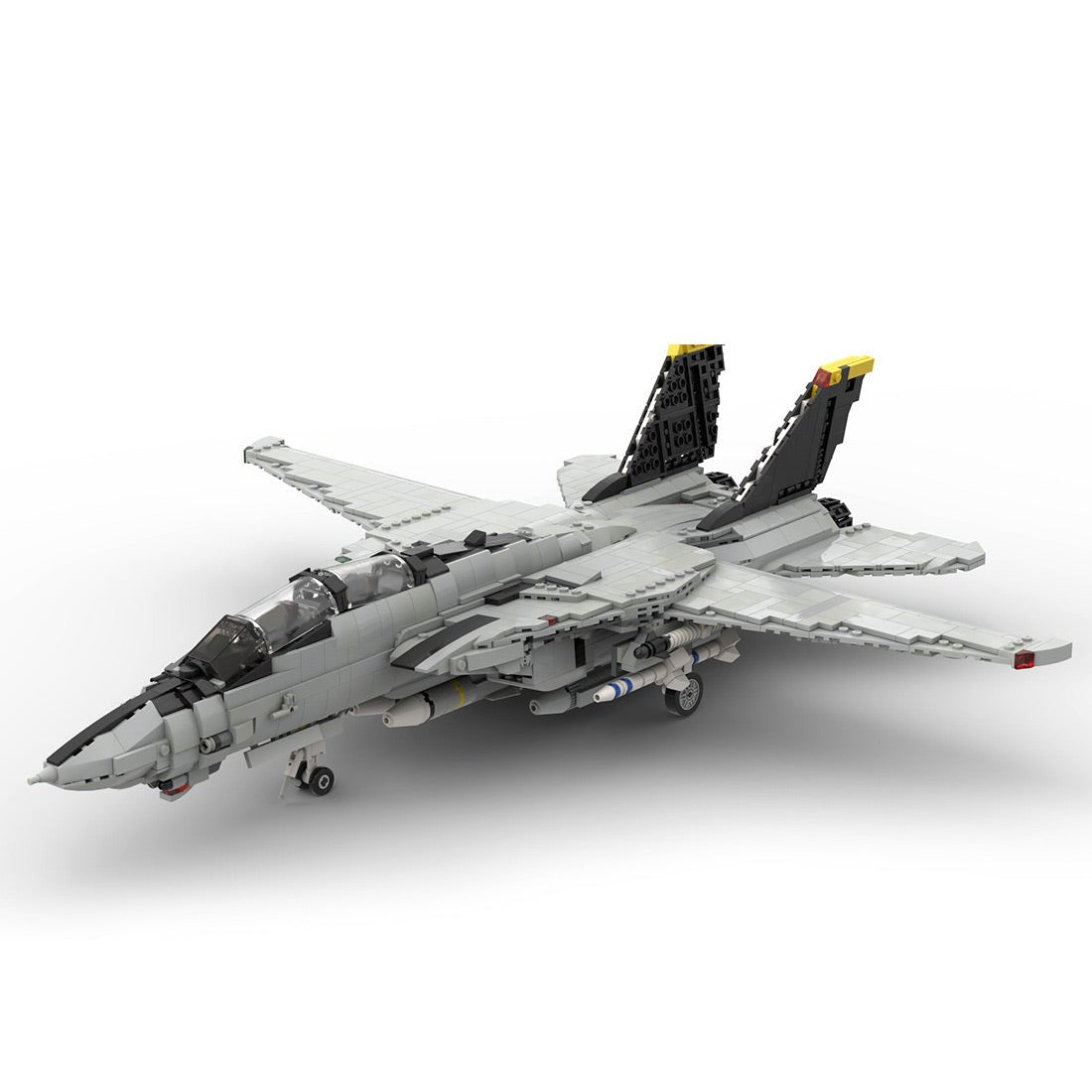 MOC - 82377 Grumman F - 14 Tomcat | 1:35 Minifig Scale Klemmbausteine - LesDiy - Klemmbausteine