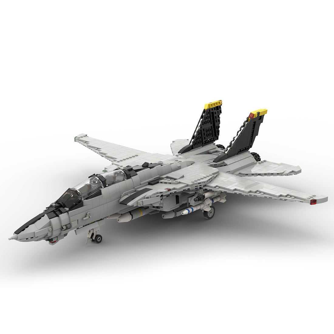 MOC - 82377 Grumman F - 14 Tomcat | 1:35 Minifig Scale Klemmbausteine - LesDiy - Klemmbausteine
