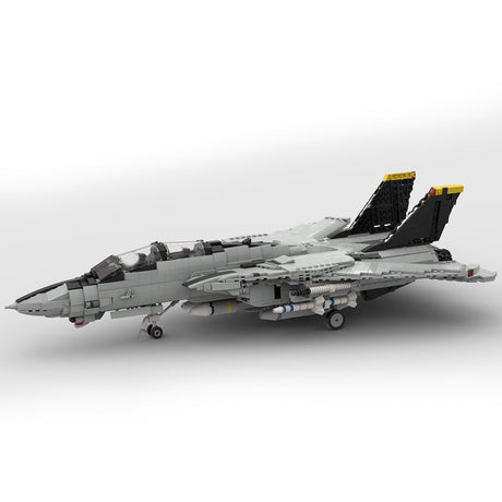 MOC - 82377 Grumman F - 14 Tomcat | 1:35 Minifig Scale Klemmbausteine - LesDiy - Klemmbausteine