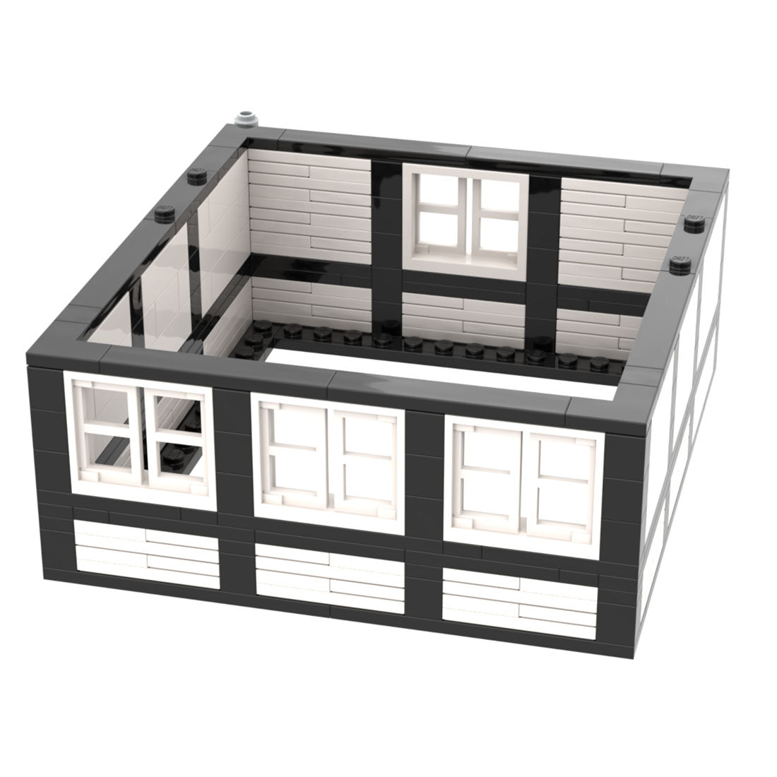 MOC - 82438 Fachwerkhaus Nr. 1 und 2 (Hintergrundhäuser) - LesDiy - Klemmbausteine