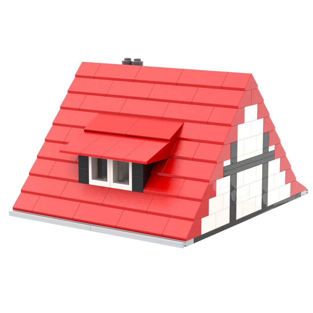 MOC - 82438 Fachwerkhaus Nr. 1 und 2 (Hintergrundhäuser) - LesDiy - Klemmbausteine