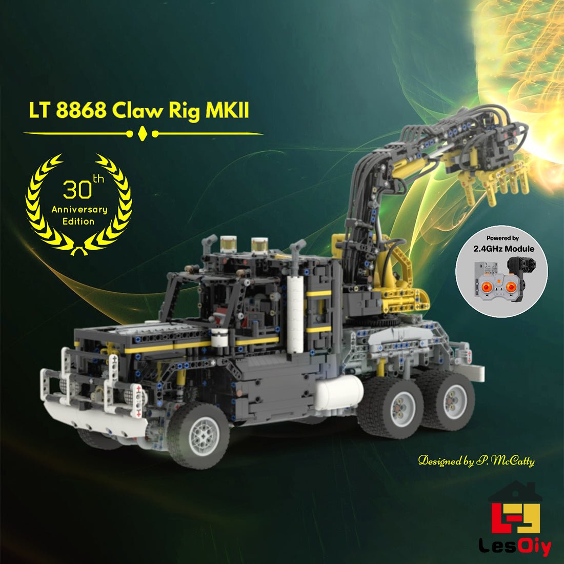 MOC - 83979 LT 8868 Air Tech Claw Rig RC Baustein - LesDiy - Klemmbausteine