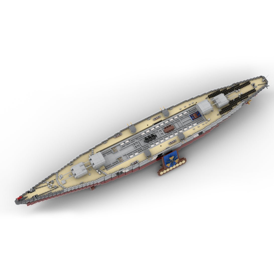MOC - 84840 Bismarck - Kreuzer - Schlachtschiff Klemmbausteine - LesDiy - Klemmbausteine