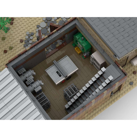 MOC - 84949 1/40 Heather Gems Factory Train Szene Klemmbausteine - LesDiy - Klemmbausteine