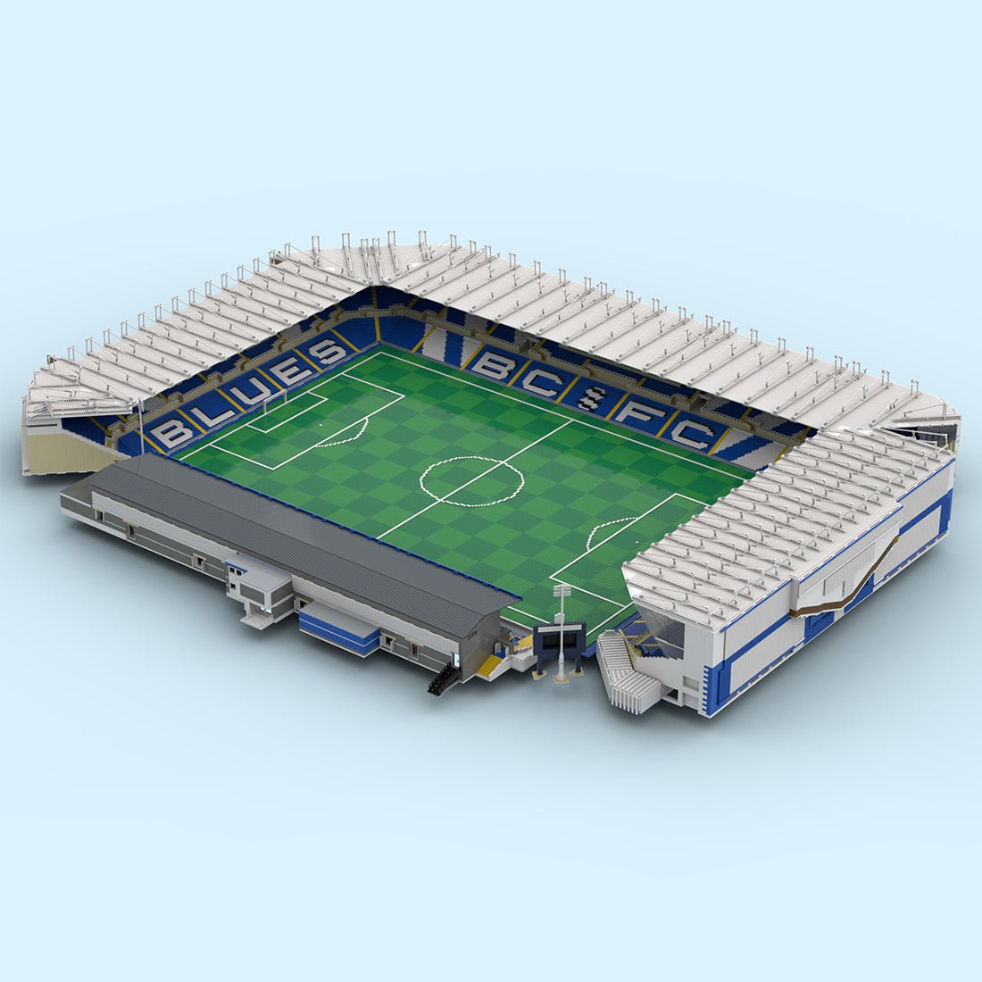 MOC - 85499 St Andrews Stadium, Birmingham City Football Club Klemmbausteine - LesDiy - Klemmbausteine