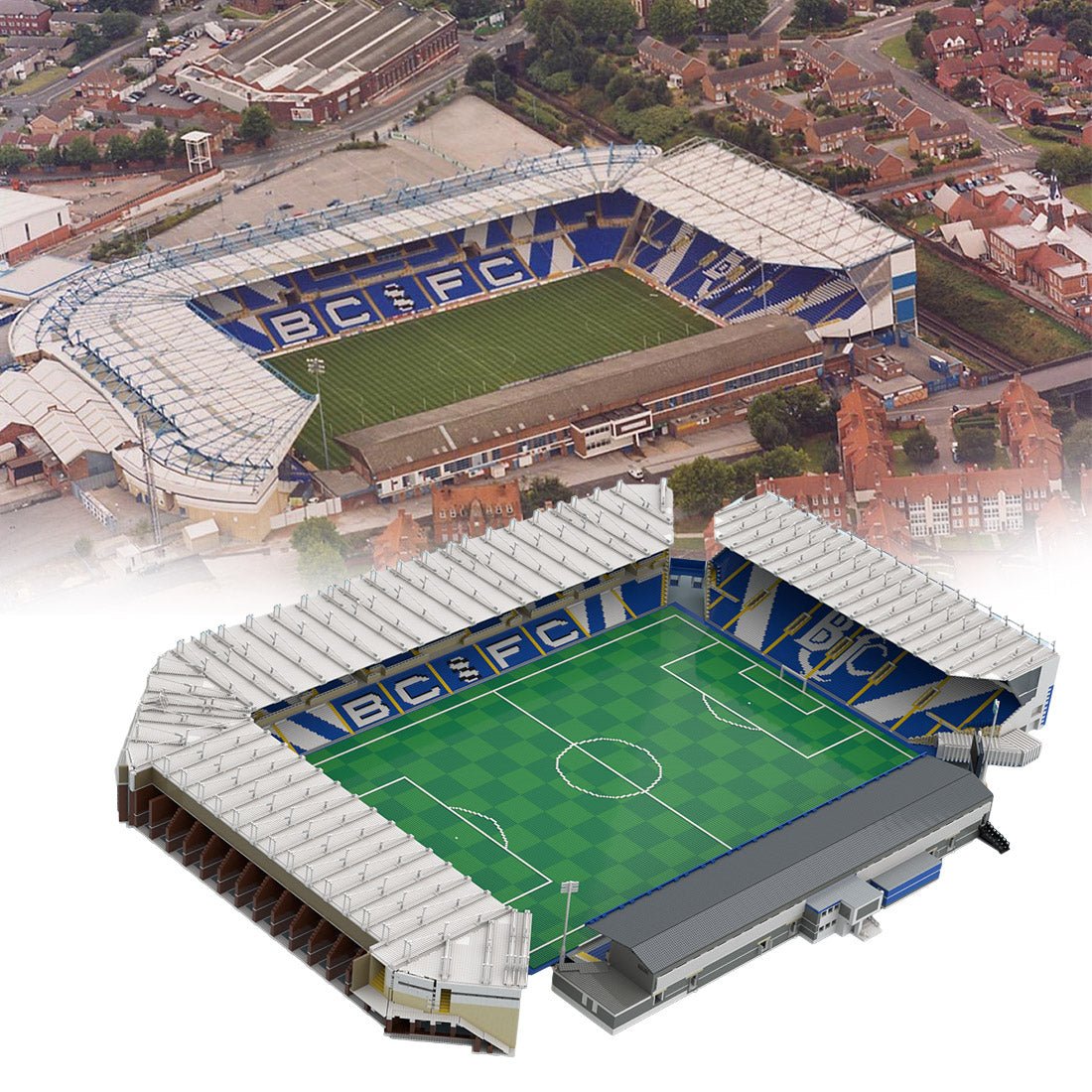MOC - 85499 St Andrews Stadium, Birmingham City Football Club Klemmbausteine - LesDiy - Klemmbausteine