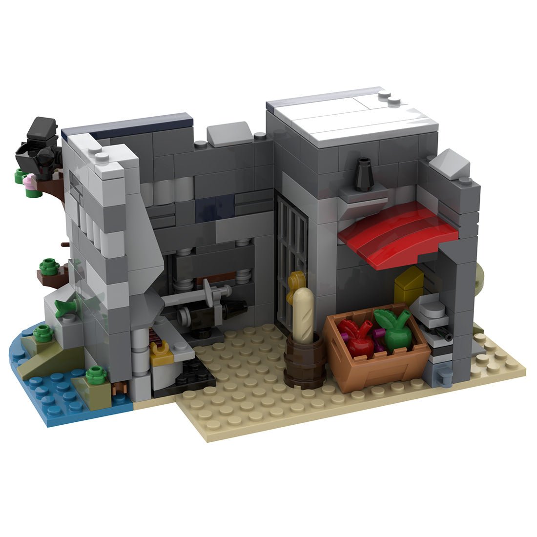 MOC - 85818 Japanese Medieval Castle Alt Build Klemmbausteine - LesDiy - Klemmbausteine