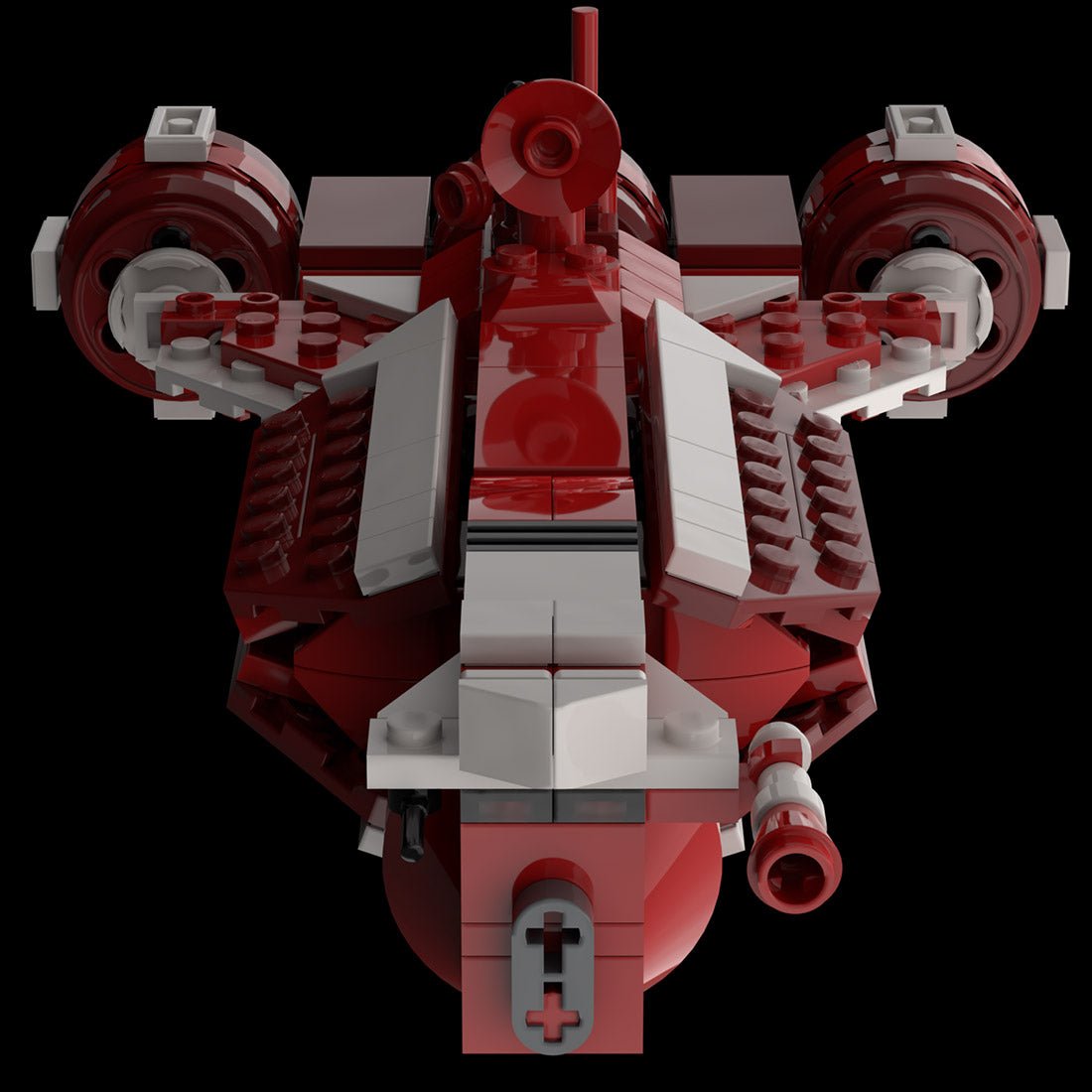 MOC - 86851 Republic Cruiser Klemmbausteine - LesDiy - Klemmbausteine