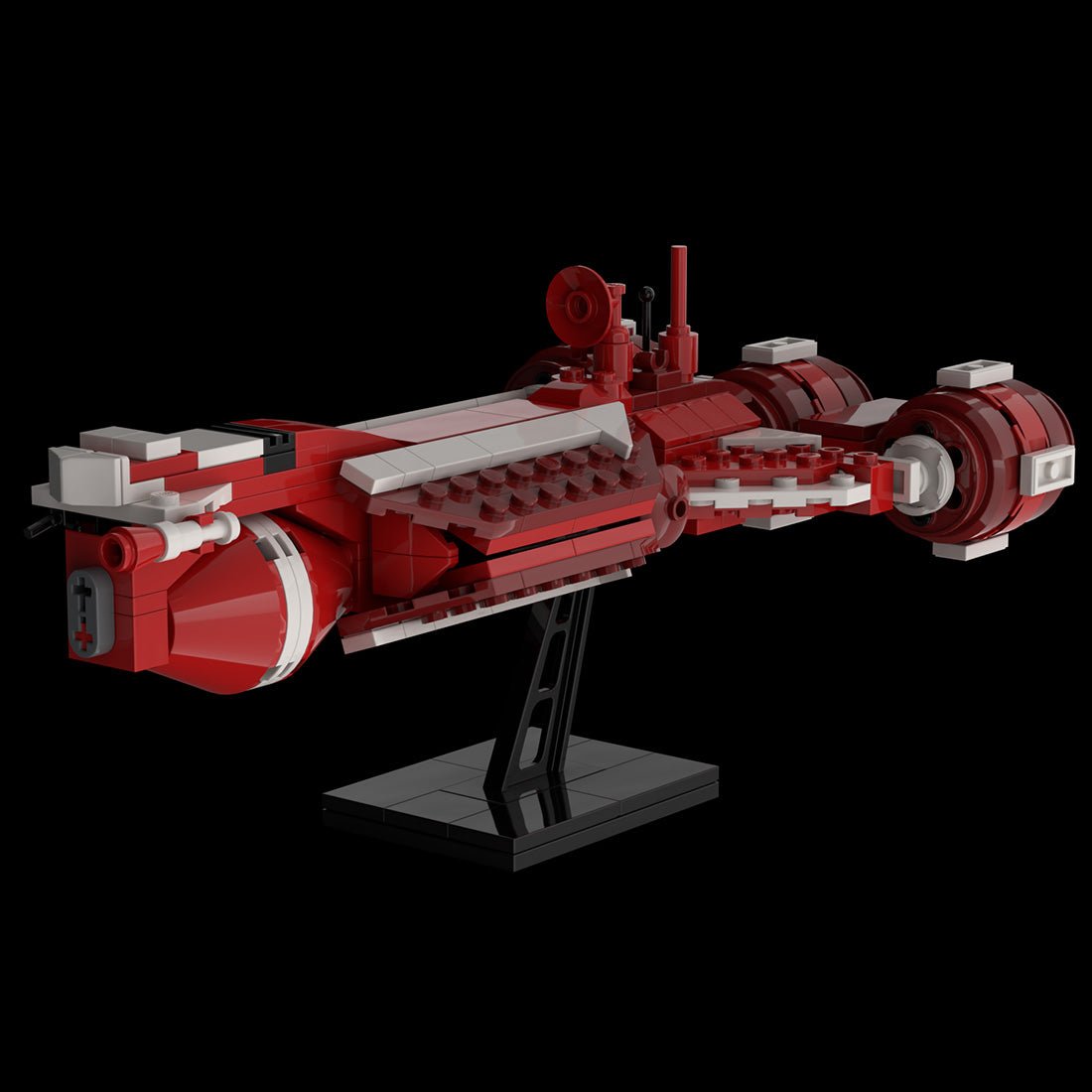 MOC - 86851 Republic Cruiser Klemmbausteine - LesDiy - Klemmbausteine