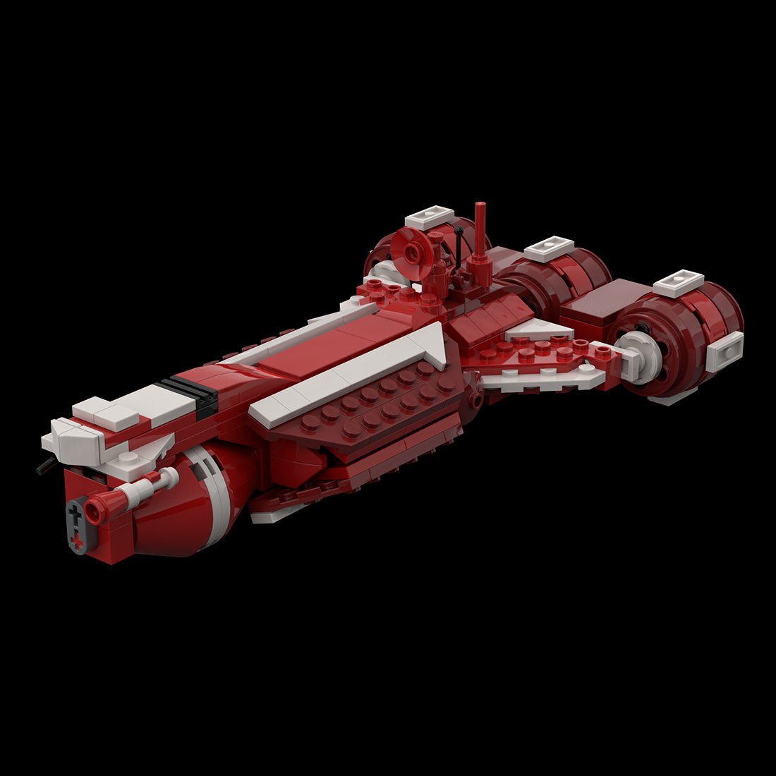 MOC - 86851 Republic Cruiser Klemmbausteine - LesDiy - Klemmbausteine