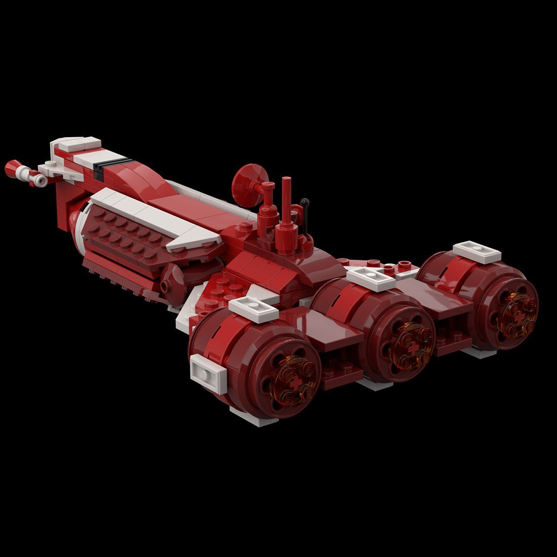 MOC - 86851 Republic Cruiser Klemmbausteine - LesDiy - Klemmbausteine