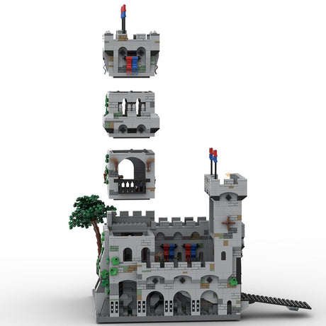 MOC - 87299 King’s Mountain Fortress Klemmbausteine - LesDiy - Klemmbausteine