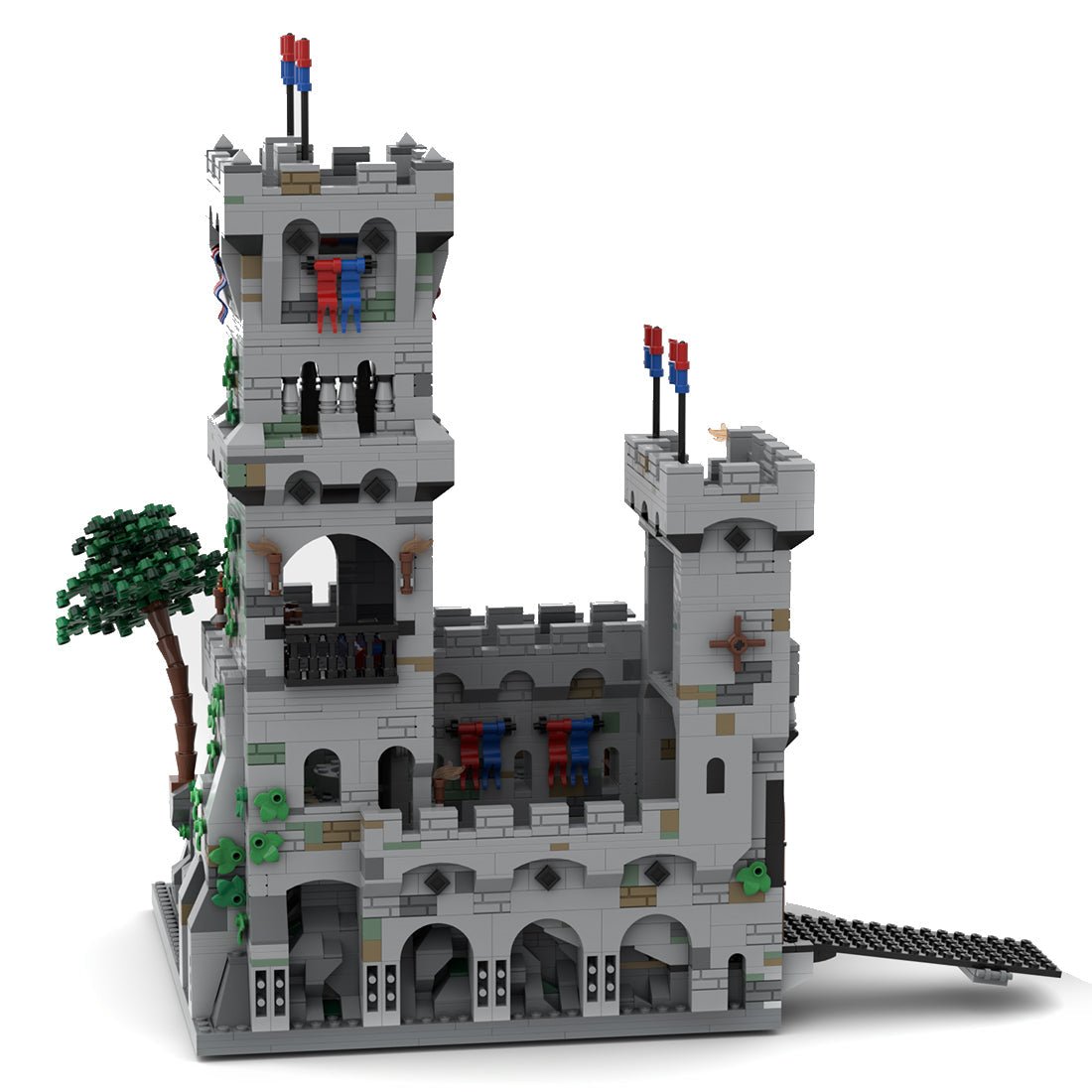 MOC - 87299 King’s Mountain Fortress Klemmbausteine - LesDiy - Klemmbausteine