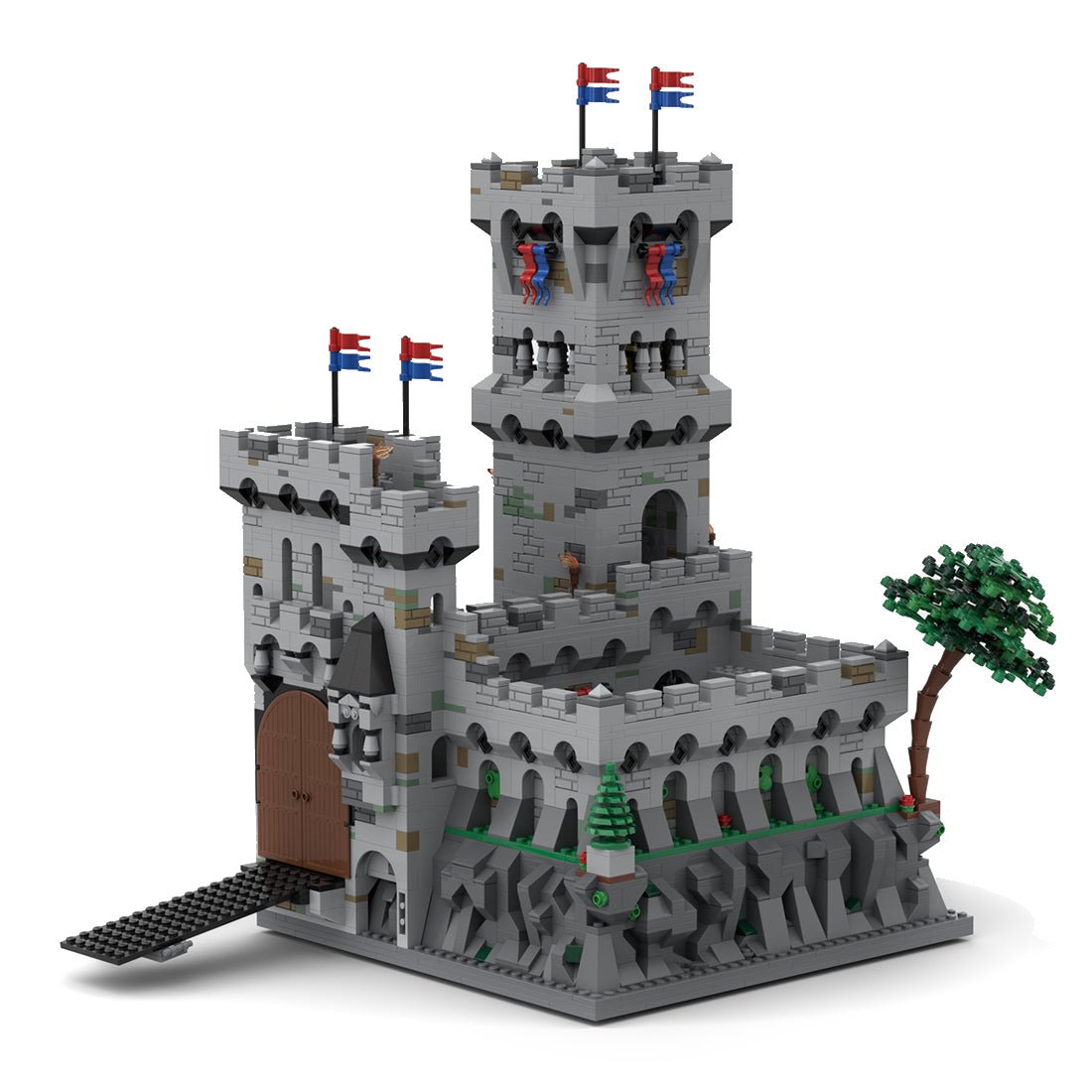 MOC - 87299 King’s Mountain Fortress Klemmbausteine - LesDiy - Klemmbausteine