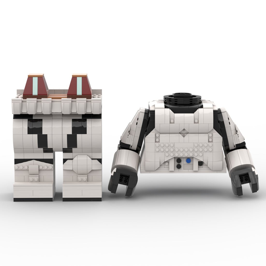MOC - 87398 StormTrooper Klemmbausteine - LesDiy - Klemmbausteine