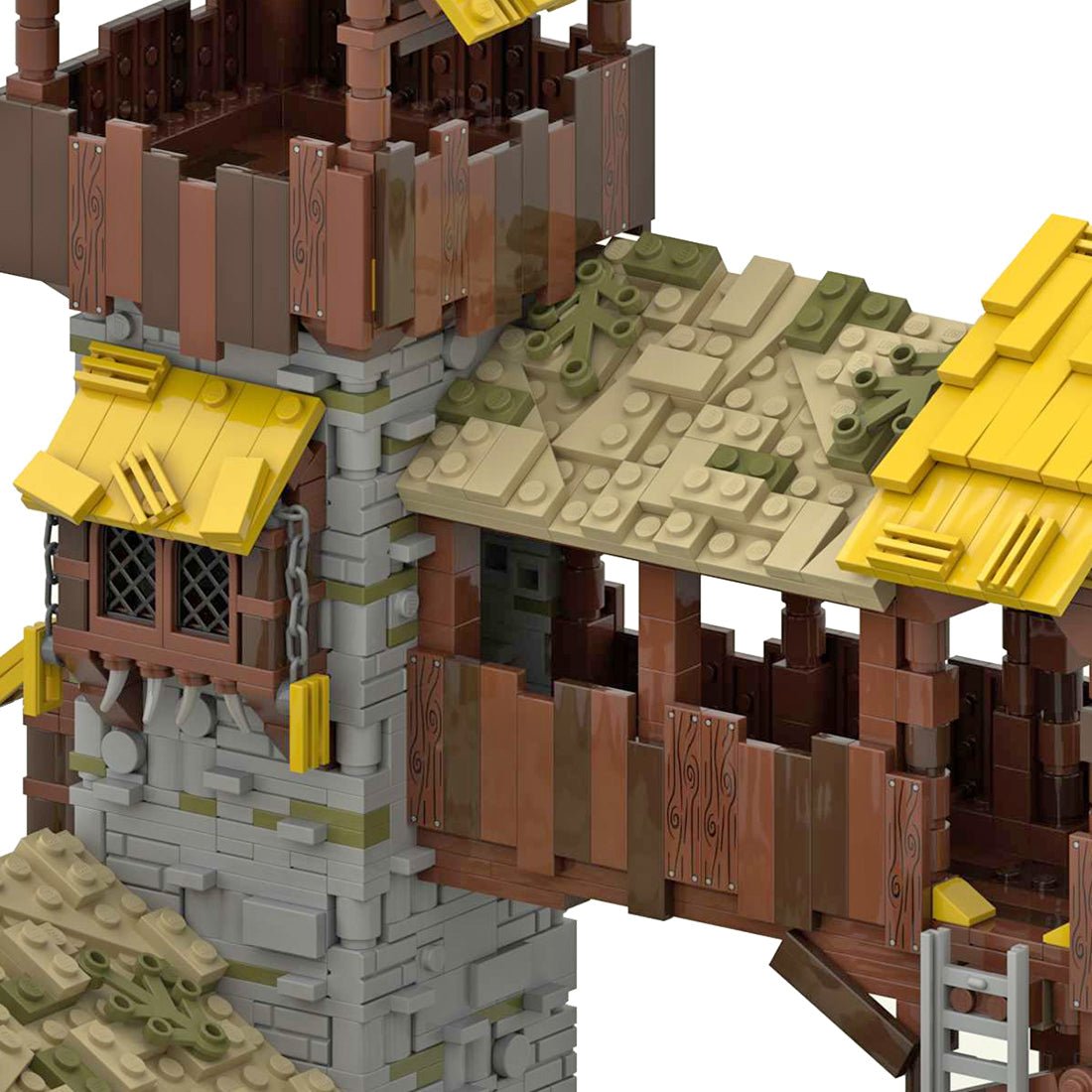 MOC - 87489 Ork - Außenposten Klemmbausteine - LesDiy - Klemmbausteine